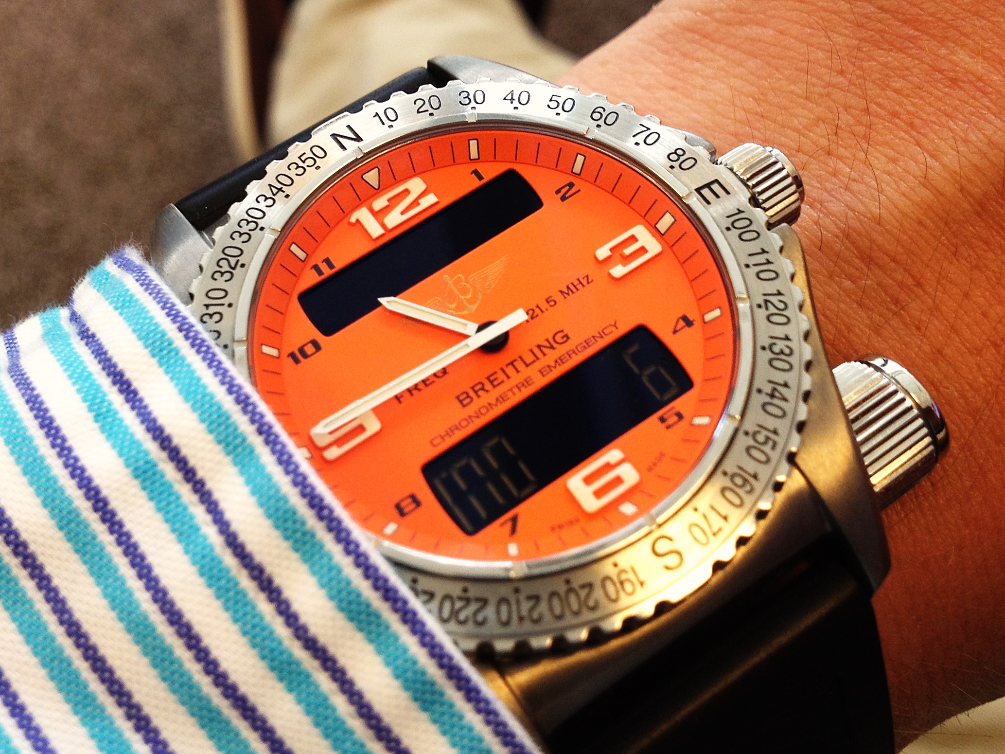 Breitling emergency cheap orange