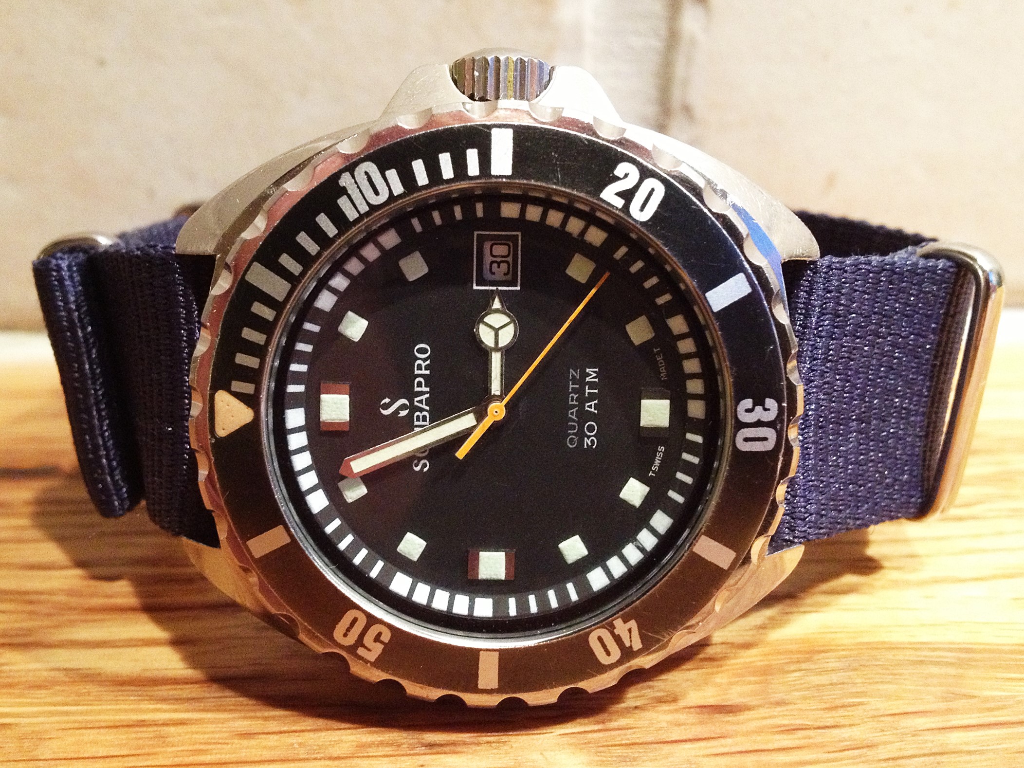 scubapro titanium watch