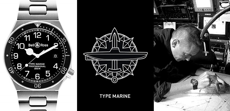 Bell and ross deals type marine