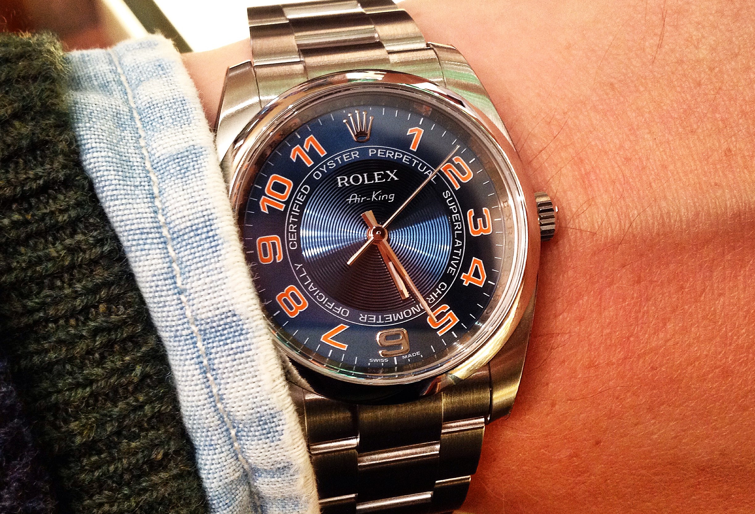 rolex air king 114200