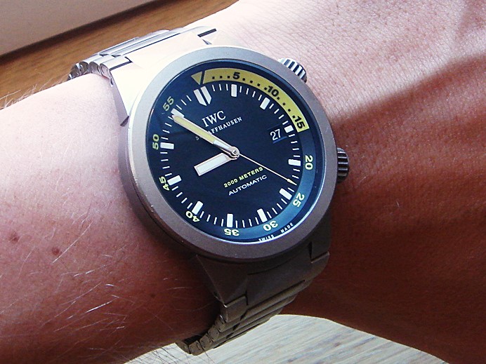 a watch flipper s diary No 93 IWC Aquatimer 3538