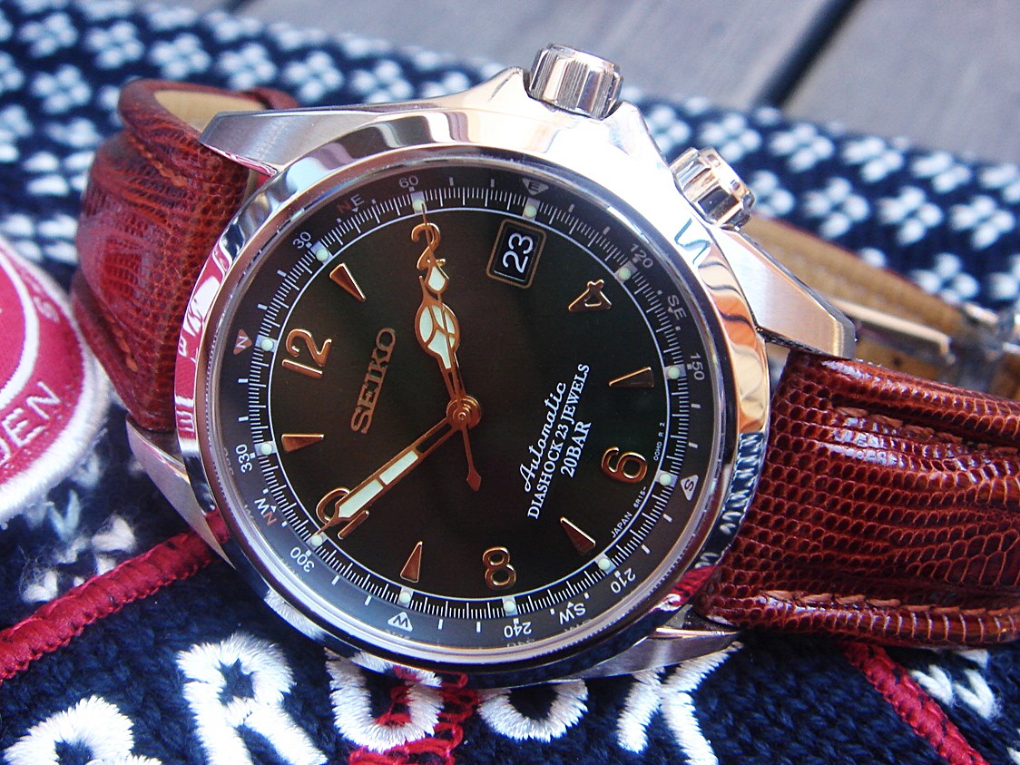 Seiko discount alpinist red