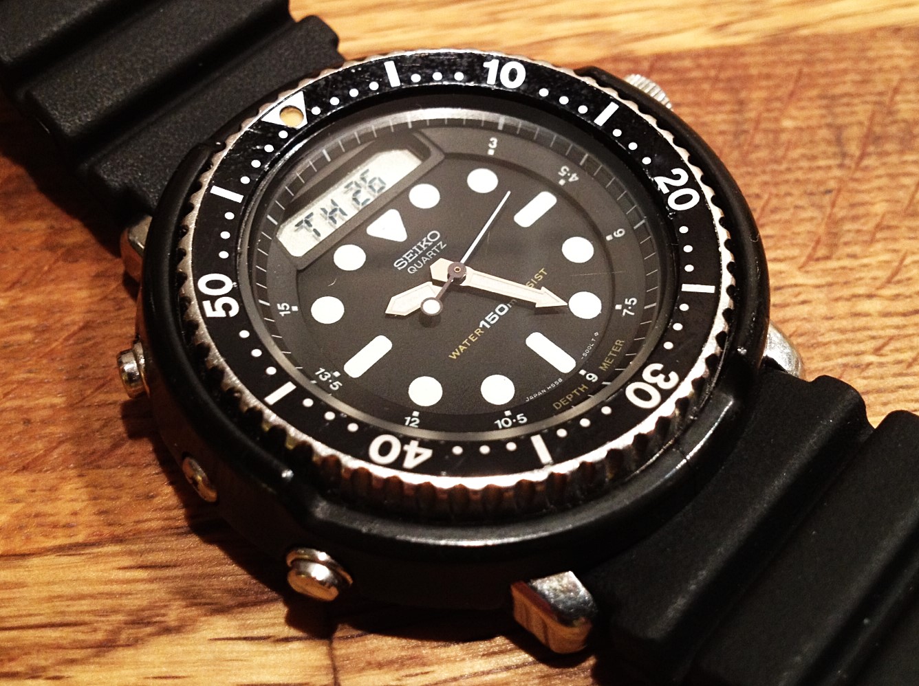 Seiko h558 quartz outlet diver